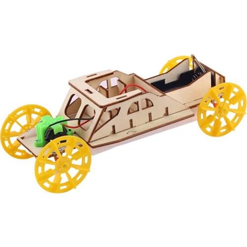 Kids DIY Assembly Electric Amphibious Vehicle Model Physics Scientific Experiment Toy Developmental Intelligence Model