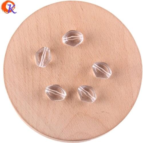 Cordial Design 12x14mm 450Pcs Jewelry Accessories/Acrylic Beads/DIY Making/Irregular Shape/Clear Bead/Hand Made/Earring Findings