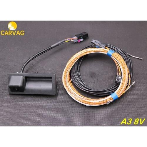 FOR Audi A3 8V facelift Rear View Trunk handle Camera Guidance Line 8V0 827 566 B 5Q0980556B