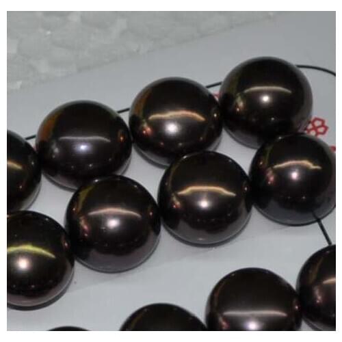 New Arrival Unique Pearl Jewellery Lots 30 Pairs AA 10MM Luster Black Freshwater Pearl Loose Beads Half Hole For Earrings Rings