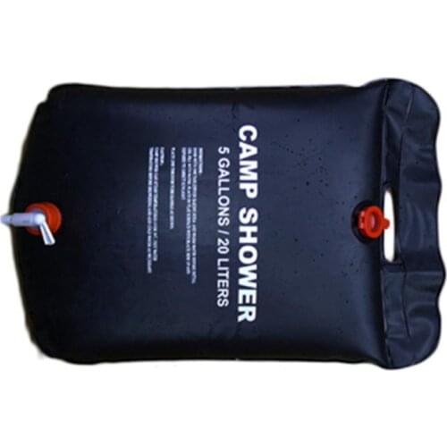 Outdoor Camping Solar Shower Bags 20L Portable Travel Water Bathing Bag Folding Camping Outdoor Bathing With Water Bag