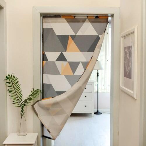 Shading oil-proof curtains kitchen door curtains living room partition curtains bathroom semi-shading hanging cloth without rod