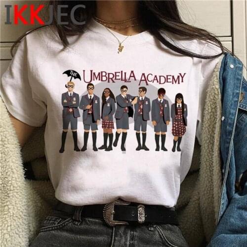 The Umbrella Academy clothes t-shirt female streetwear harajuku kawaii aesthetic japanese vintage t-shirt streetwear