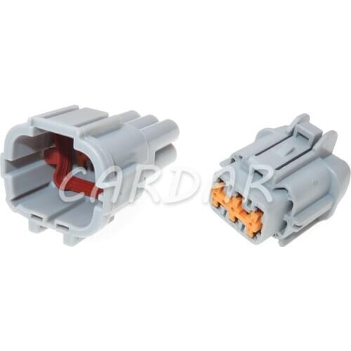 1 Set 6 Pin 6185-1175 PB291-06127 PB291-06127 Automotive Electrical Headlight Socket Light Lamp Connector For Nissan Teana