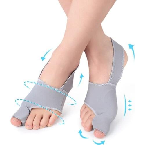 1Pair Inside SEBS Toe Separator Hallux Valgus Bunion Corrector Men And Women With High Elastic Feet Day And Night Sets Foot Care