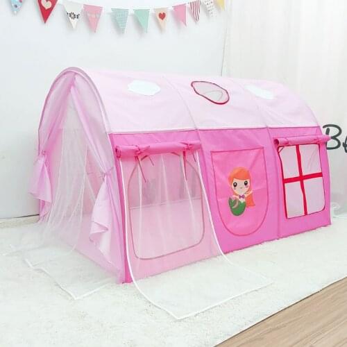 2021 Hot Sale Childrens Bed Tent Tunnel Boys Game House Bed Tent Princess Curtain game house Birthday Gift