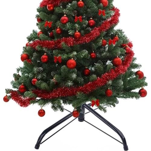 30/35/40/45/50cm Christmas Tree Base Stand Foldable Iron Bracket Xmas Tree Bottom Support Holder Christmas Decor Parts