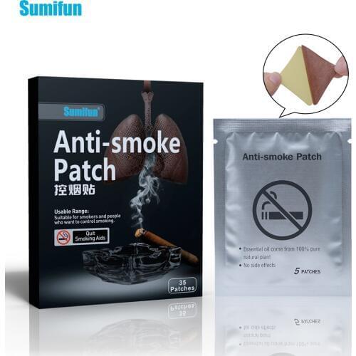 35pcs Anti- Smoking Patch 100% Natural Ingredient Patches Give Up Stop Smoking Patch Cessation Patch Medical Plaster K01201