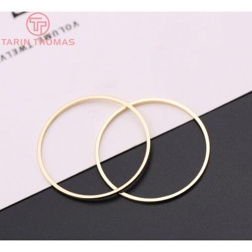 100PCS 14MM wire thinkness 0.8-1MM,height 1MM Antique Gold Brass Round Closed Rings Diy Jewelry Findings Accessories