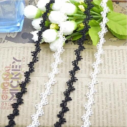 50meters/lot,Hot Sale DIY Sewing Lace Trim Braid Lace Ribbon 1.5cm Wide Cheap Promotional,Free Shipping