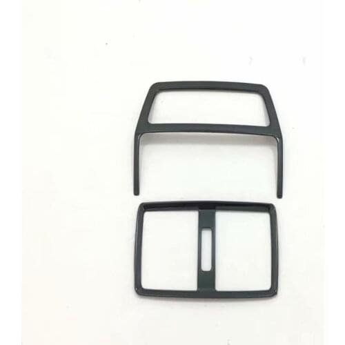 For Skoda Karoq 2018 2019 2020 GT Stainless Steel Car Accessories Car Rear Seat Air Conditioning Trim Cover Sticker Car-styling