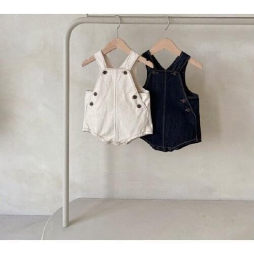 Baby Boys Romper Jumpsuit Overalls Newborn Girls Boys Trousers Denim Infant Baby Suspender Pants Toddler Clothes For Boys Loose