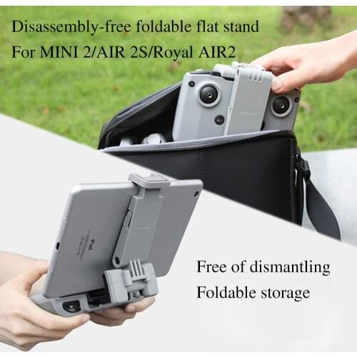DJI Air 2S/Mini 2 remote control accessories Mavic Air 2 free disassembly foldable tablet holder clip drone shooting accessories