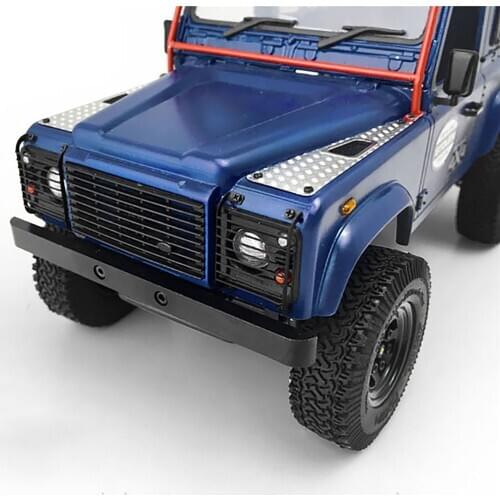 For RC4WD 1:18 D90 RC Car Metal Front Lamp Guard Headlight Cover Guard Grille Spare Parts