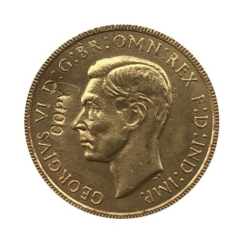 1937 United Kingdom Sovereign - George VI coins copy