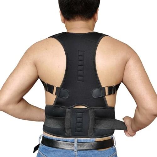 Adjustable Adult Corset Back Posture Corrector Therapy Shoulder Lumbar Brace Spine Support Belt Posture Correction For Men Women