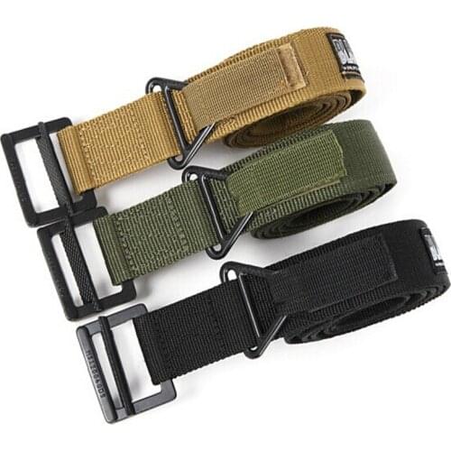Nylon Tactical Belt Army Belt Men Molle Military Combat Belts Emergency Survival Belts for Outdoor Travel Tactical Belts Gear