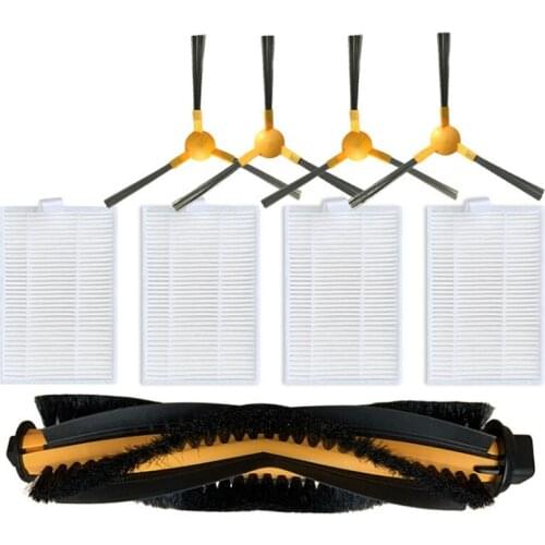 Main Roller Side Brushes HEPA Filter for Moosoo RT30 RT40 RT50 Vacuum Cleaners Cleaning Parts Accessories