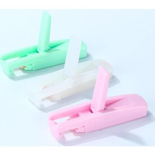 Portable Mini Women Makeup Eyelash Curler Curling With Silicone Strip Local Eyelash Clip Eyelash Cosmetic Beauty Makeup Tools