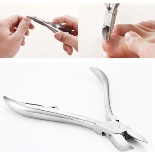 Cuticle Scissor Professional Toe Nail Clipper Cutter Nippers Chiropody Heavy Duty Thick Nails Tool Dropshipping D40