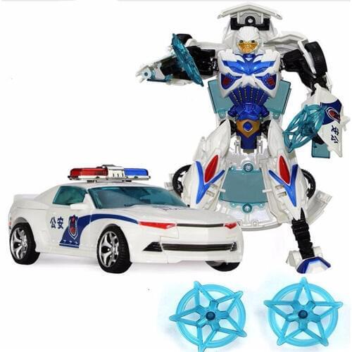 19cm Height Transformation Deformation Robot Toy Action Figures Toys with original box JJ616I