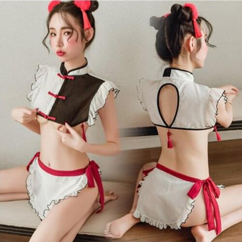 Sexy Students Hot Passionate Lover Temptation Sexy Lingerie Cute Japanese Hanfu Bellyband Pajamas Sexy Lingerie