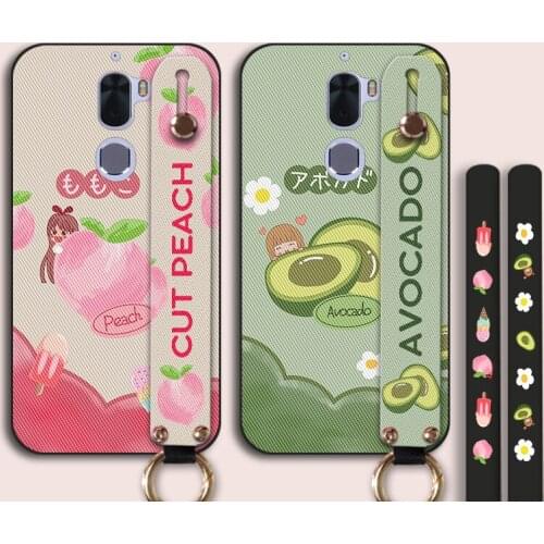 Summer Fruit Silicone Case For Coolpad LeEco Cool 1 Cool1 Wrist Strap Holder Back Cover For LeEco Cool 1