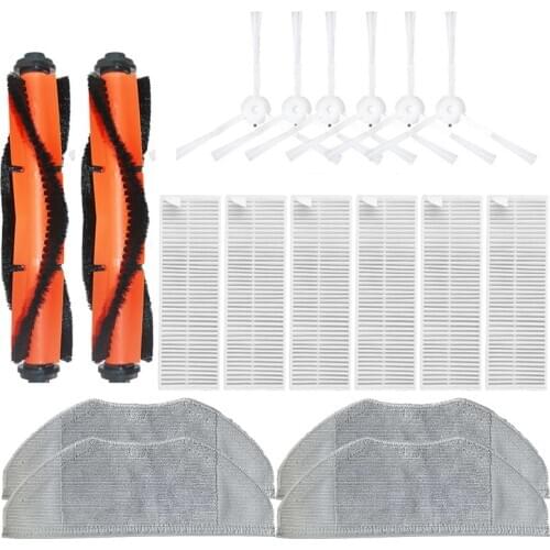 Replacement Kit for Xiaomi Mijia G1 MJSTG1 Vacuum Cleaner Parts Side Brush Mop Cloth HEPA Filter Roller Brush accessories Rag