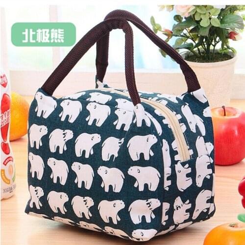 New Fresh Insulation Cooler Thermal Oxford Cute Lunch Bag For Kids Waterproof Portable Tote School Food Box Bag For Boys Girls