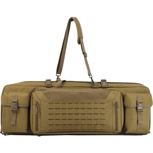 Tactical 36 47 Inch Double Rifle Bag Molle Pouches Hunting Gun Backpack Case Airsoft Outdoor Military Gun Carry Protection Pack