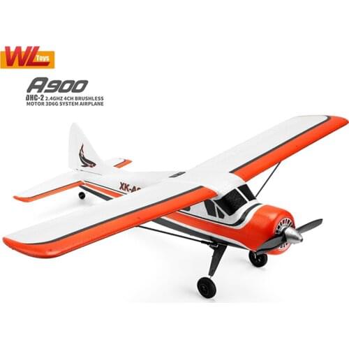 Wltoys XK DHC-2 A900 RC Airplanes Upgrade A600 RC Plane RTF 2.4G Brushless Motor 3D/6G Compatible FUTABA S-FHSS Aircraft Glider