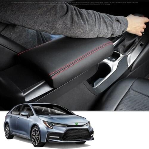 Center Console Armrest Box Lengthen Pad Box Protection Cover For Toyota Corolla LEVIN 2014-2018 2019 2020 Interior Accessories