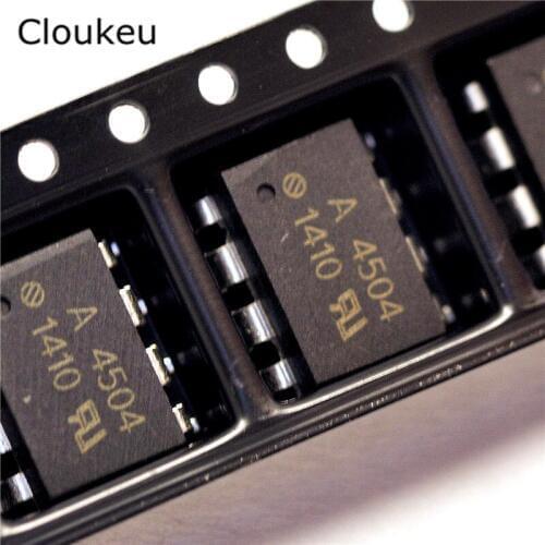 10Pcs A4504 HCPL-4504 SOP8