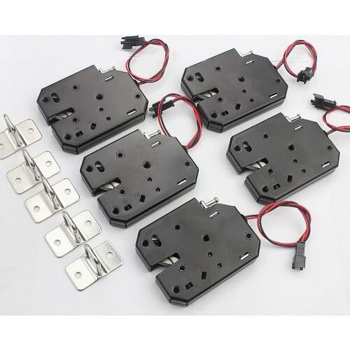 5PCS DC 12V small electromagnetic lock automatic vending electric control lock mini cabinet door electronic lock door lock
