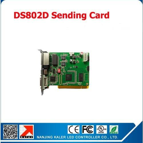 Free shipping LINSN scrolling LED dual color display sending card DS802 led display control board controller system DS802D
