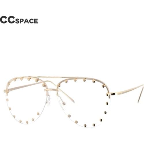 CCspace Women's Sunglasses Transparent Glasses