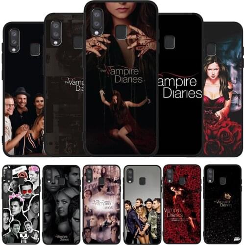 The Vampire Diaries Stefan Damon Salvatore Black Phone Case For Samsung Galaxy A71 A51 A41 A31 A20E A10 A20 A40 A50 A70 M30S