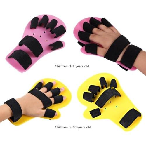 Child Hand Wrist Orthosis Splint Separate Children Finger Flex Spasm Extension Board Boy or Girl Polio Rehabilitation Exercise
