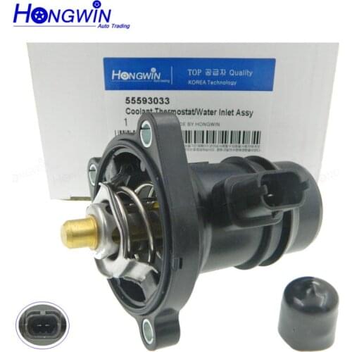 55593033 Thermostat Housing Fits CHEVROLET AVEO Corsa Adam Astra-J VAUXHALL ADAM GTC Corsa E D Corsavan Meriva 06-10 Termostato