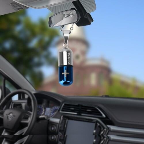Mini Capsule Air Freshener Smell Car Styling Car Hanging Perfume Pendant 10ml Perfume Parfum Flavoring Auto Interior Accessories