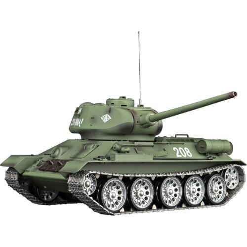 1:16 Soviet T-34 Medium Tank 2.4G Remote Control Model Military Tank with Sound Smoke Shooting Effect - Metal Ultimate Edition