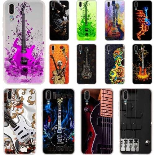 Bass Strings Music Guitares Instrument Phone Case For Huawei P40 P9 P10 P20 P30 Lite Cases Pro P Smart 2019 Cover Soft