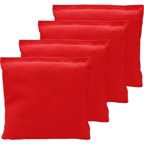 4 Pcs Childrens Canvas Cornhole Bean Bags Set Weather Resistant Standard Bean Bag For Corn Hole Game Kids Outdoor Game