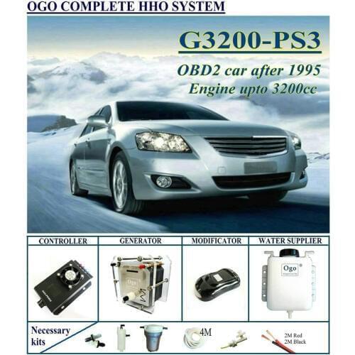 OGO Complete HHO system PS3 PWM CE&FCC dynamic EFIE chip upto 3200CC