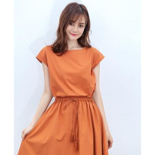 BeeHouse feminino ete femme sukienka Cotton and linen short sleeve dress maxi fille vestido de mulher casual womens dresses2021