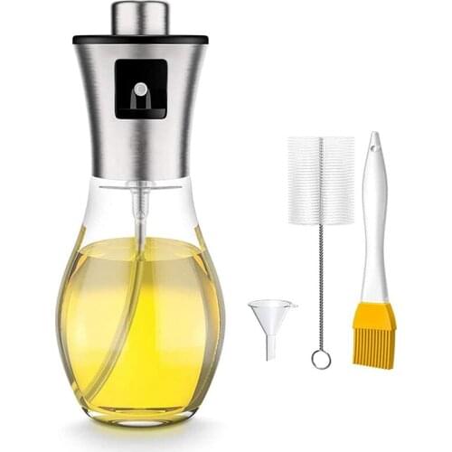 Olive Oil Sprayer for Cooking, Oil Sprayer Bottle Refillable Oil Spray Mister for Cooking, Baking, BBQ