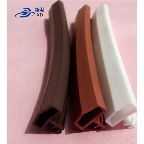 Plastic glass shower door window rubber strip