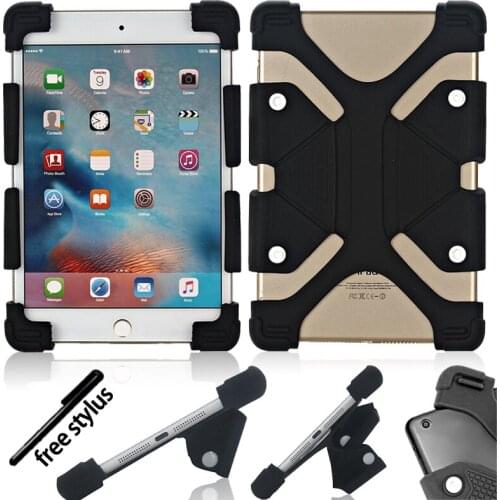 Silicone Case for Apple IPad 2 3 4/5th 6th 7th 8th/Air 1 2 3 4/Pro 11 2018 2020 2021 Shockproof High Quality Tablet Case + Pen