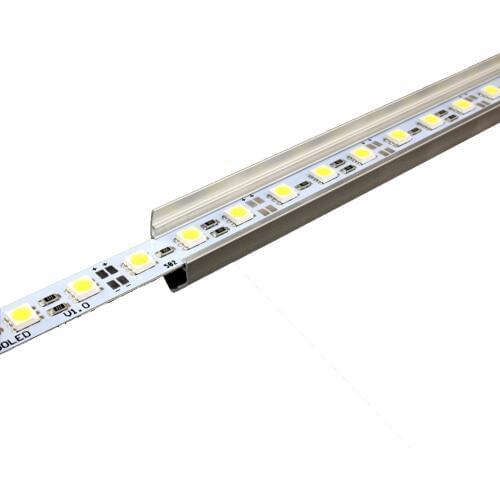 10pcs*50cm LED Bar Light strips DC12V Non-waterproof 36 SMD5050 With V Aluminium Shell for Cabinet wardrobe