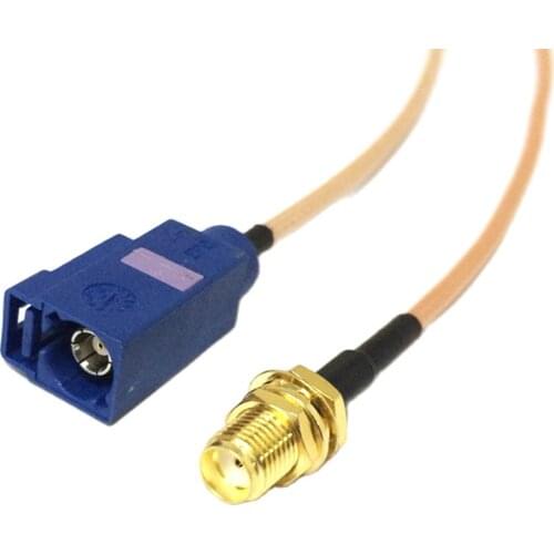 GPS Antenna Extension Cable Adapter Fakra C female jack to SMA male female Pigtail Adapter RG316 15cm /30cm/50cm wholesale NEW